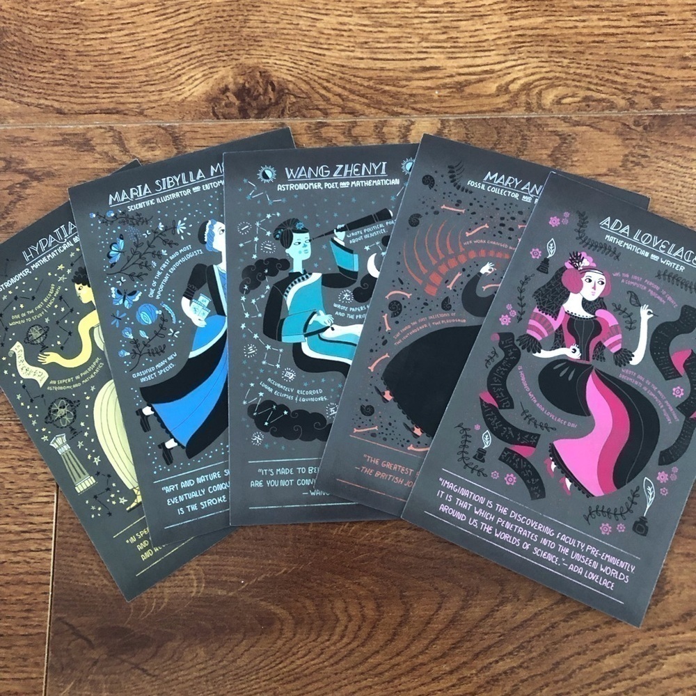 Women in Science by: Rachel Ignotofsky postcard set #12